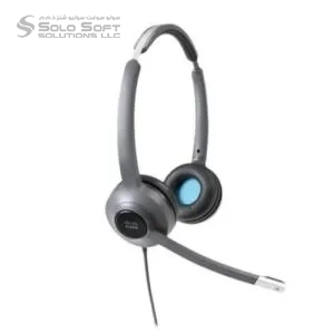 Cisco 522 Wired Dual Headset with 3.5mm Connector & USB Adapter