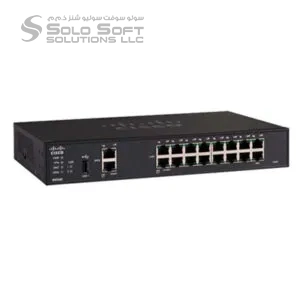 Cisco RV345 Dual WAN Gigabit VPN Router – 16 GbE Ports (No VPN)