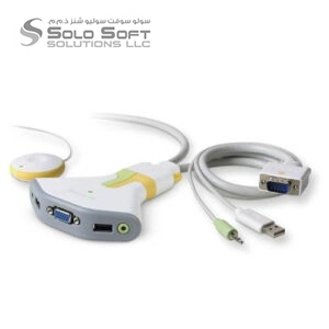 Flip 2-Port KVM Switch with Remote- USB; Audio -F1DG102U