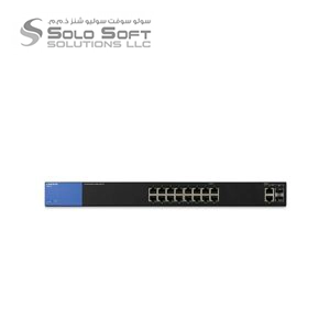 Linksys Business LGS318 16-Port Gigabit Smart Managed Switch + 2x Gigabit SFP/RJ45 Combo Ports