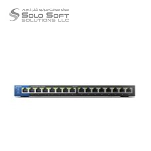 Linksys LGS116P 16-Port Business Desktop Gigabit PoE+ Switch