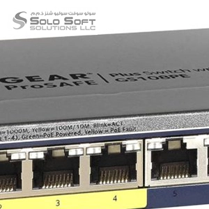 Netgear GS108PE-300EUS 8-Port Gigabit Ethernet Plus with 4 Ports PoE (53W)