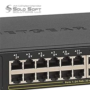 Netgear GS324TP-100EUS 24 Port PoE+ 2 x 1G SFP Ethernet Smart Managed Pro Network Switch